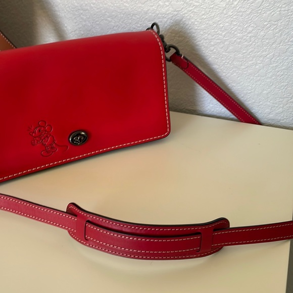 Coach 1941 Red crossbody strap only - Picture 1 of 4